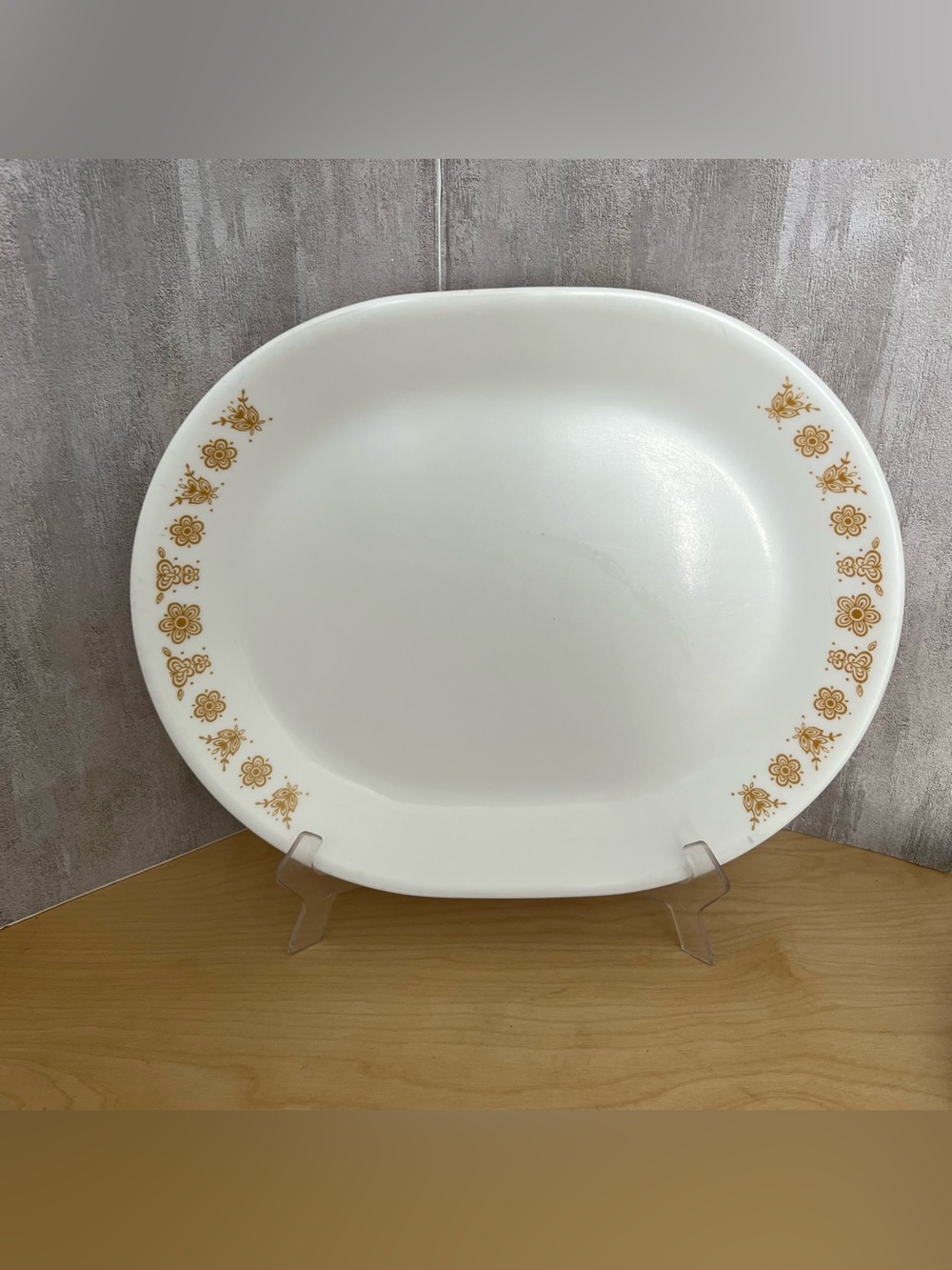 Corelle Butterfly Gold Vintage 12" Serving Platter